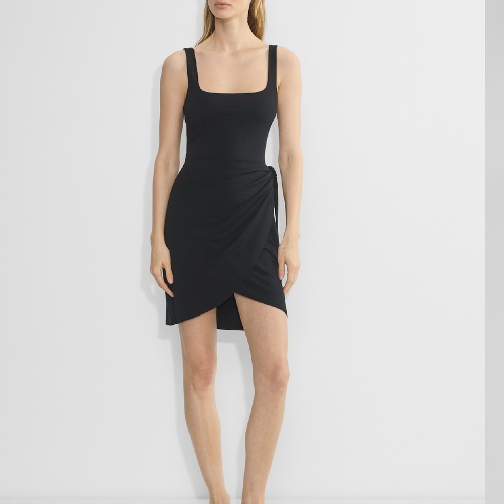 Wilfred Black Saturn Mini Dress Size 2XS